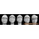 1/35 5x Different Heads with WWII French Tank Helmets
