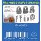 1/200 US Navy Fire Hose, Valve & Life Ring Set