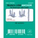 1/700 Modern USN ANCHOR (4pcs) for Destroyer with 29cm Chain