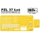 1/72 PZL-37 LOS Upgrade Detail Set for IBG kits #72511-516