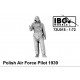 1/72 Polish Air Force Pilot 1939 (3d printed figure)
