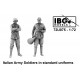 1/72 Italian Army Soldiers in Standard Uniforms