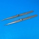 Slide Lock Tweezers (2pcs: curved tip and straight tip)
