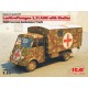 1/35 WWII German Ambulance Truck Lastkraftwagen 3.5t AHN with Shelter