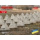 1/35 Dragon's Teeth Anti-tank Obstacles (24 structures)