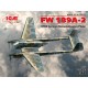 1/72 WWII German Reconnaissance Plane Focke-Wulf Fw 189A-2