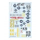 Decals for 1/72 Colourful Martin B-26 Marauder