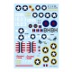 Decals for 1/72 North American B-25B/C/D Mitchell