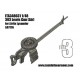 1/48 Single Lewis 303 Gun on Mount for Airfix Lysander