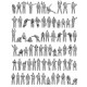 1/200 Modern US Navy Carriers 72 Figures