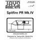 1/48 Spitfire PR Mk.IV Vacuum Form Canopy for Tamiya Mk.I kits