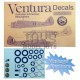 Ventura Decals for 1/72 Australian & American Beaufighters