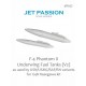 1/48 USN/USMC/RAF/RN F-4 Phantom Underwing Fuel Tanks (2pcs) for Hasegawa kits