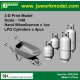 1/48 3D Print Hand Wheelbarrow, LPG Cylinders