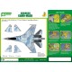 Airbrush Camo-Mask for 1/72 Sukhoi Su-35 Flanker Camouflage Scheme 1