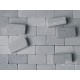 1/8 Bricks 32x16x12mm (Rumbled, Light Grey, 25x)