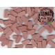 1/35,1/32 Roof Tiles Flat Bricks Round Style - Medium Brick-Red (Ceramic) 500pcs