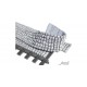 1/32 1/35 Flexyway Track Gaps Cobblestone, 6x