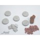 Bases (5pcs, dia.25mm), Bricks &amp; Plates w/Loose Material for 28mm Scale