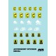 1/24 Accessory Sticker Decals Set A