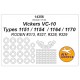 1/144 Vickers VC-10 Types 1151/1154 /1164/1170 Masking for Roden #313/327/328/329