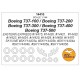 1/144 Boeing 737-100/200/300/400/500 Masks for Eastern Express/Skyline kits