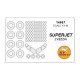 1/144 SUPERJET-100 Masks for Zvezda #7009