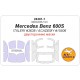 1/24 Mercedes Benz 600S (Double sided) Masking for Italeri #3638/Academy #15506