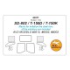 1/43 SD-802 / T-150D / T-150K Masks for AVD Models #3012, #6002, #8002
