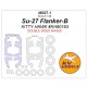 1/48 Su-27 Flanker-B Double Sided Masking for Kitty Hawk #80163