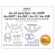 1/72 An-26/26RR/RT/Z/32/B Double sided Masking for Amodel kits
