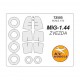 1/72 MiG-1.44 Masking for Zvezda #7352/Revell kits