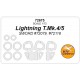 1/72 Lightning T.Mk.4/5 Masking w/Wheels Masks for Sword #72079 #72118