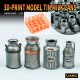 1/35 Tin Milk Can x16