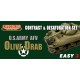 US Army AFV Olive Drab, Contrast & Desaturation Paint Set (22ml x3)
