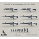 1/35 US Navy Seals Weapon Mk.18 Rifle (CQBR) - Resin Parts