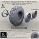1/35 Wrangler/Good Year 37" MT/R Tyre and Wheels Set (5pcs) for HMMWV and GMV