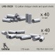 1/35 12 Caliber Shotgun Shells (40 sets) and Spent Shells (40 sets)