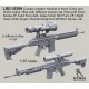 1/35 Custom Modern Heckler and Koch G3A3 and G3A4 Sniper Rifles with Different Scopes Set