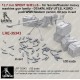 1/35 12.7mm SPENT SHELLS (80pcs) for Soviet/Russian Heavy Machine Gun DShKM/NSV UTES/KORD