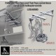 1/35 Helicopter Fast Rope & Fast Rope Mount Frame for UH60 Helicopter