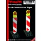 1/16 Road Construction Signs #Red Markings (2pcs, resin)