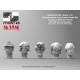 1/16 Schwabenland Army Tanker Head Set (5pcs)