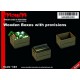 1/24 Wooden Boxes Set with Provisions (3pcs, resin)