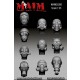 1/35 Post Apocalyptic - Gas Mask Heads Set (10 Heads)