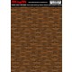 1/35 Dark Wood Flooring Texture Decals (self adhesive,24cm x 17cm)