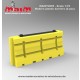 1/72 Modern Plastic Barriers (2pcs, Dimensions: 21mm x 11mm)