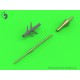 1/72 Mikoyan MiG-25 Foxbat (all versions except PD/PDS) Turned Brass Pitot Tube