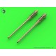 1/72 Browning M2 (Heavy Barrel) .50 caliber (12.7mm) Gun Barrels (2pcs)