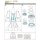 1/48 Sukhoi Su-34 Masking for KittyHawk kits